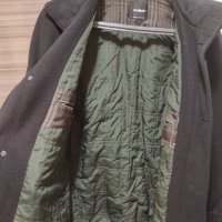 Strellson Черно вълнено палто, размер Л, 50 лв, снимка 3 - Палта - 37921493