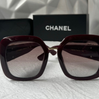 CH дамски слънчеви очила квадратни с лого , снимка 2 - Слънчеви и диоптрични очила - 44687572