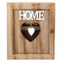 Декоративна Дървена поставка за ключове, Дървено сърце , снимка 1 - Декорация за дома - 31568196