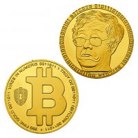 Биткойн монета Сатоши Накамото - Bitcoin Satoshi Nakamoto ( BTC ) - 3 Модела, снимка 3 - Нумизматика и бонистика - 39148097