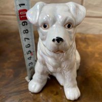 Прекрасно куче от порцелан със седефен ефект, снимка 3 - Антикварни и старинни предмети - 42357692