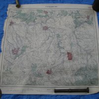 Стара военна карта-7, снимка 1 - Антикварни и старинни предмети - 31780253