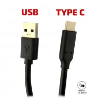 Нов кабел USB на Type-C, 2 метра, снимка 2 - USB кабели - 30783855