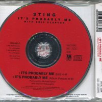 Sting & Eric Clapton-its probably me, снимка 2 - CD дискове - 35636037