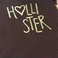 Hollister Тениска с щампа, снимка 3 - Тениски - 32111540