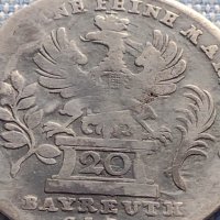 Сребърна монета 20 кройцера 1765г. Фридрих Кристиян Бранденбург Байраут 29765, снимка 9 - Нумизматика и бонистика - 42871823
