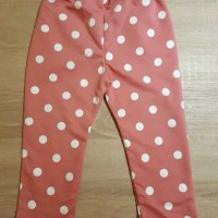 Розово панталонче ,,точици" р-р 80/86, снимка 4 - Панталони и долнища за бебе - 30690434