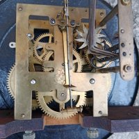 часовник "JUNGHANS" +махало+ключ Стар, ретро винтидж арт старинен античен стенен часовник, маховик , снимка 13 - Антикварни и старинни предмети - 37477488