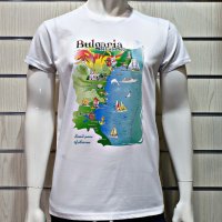 Нова мъжка тениска с трансферен печат Черно море - България, снимка 5 - Тениски - 29889429