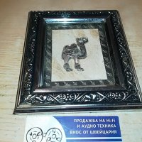 камила-картина-внос франция-14х13см, снимка 2 - Антикварни и старинни предмети - 29709646