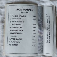 Iron Maiden – Killers, снимка 3 - Аудио касети - 42246578