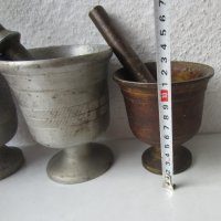3 бр стари хавани хаван чукало метал, снимка 5 - Антикварни и старинни предмети - 29742884