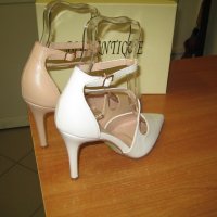 НАМАЛЕНИЕ-Дамски обувки м.3662  бежави, снимка 3 - Дамски елегантни обувки - 37068444