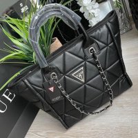 Луксозна Черна чанта  Guess код Br.444, снимка 1 - Чанти - 34489842