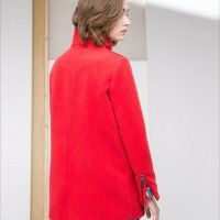 Разпродажба Ново червено палто , снимка 2 - Палта, манта - 38789727
