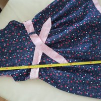 Детска рокля с коланче без ръкав - размер 110, снимка 8 - Детски рокли и поли - 37119400