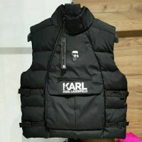 Karl Lagerfeld Nike мъжки елек зимена  дебела ветроустойчива пухенкав яке ново, снимка 2 - Якета - 37641152
