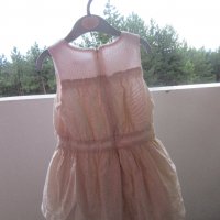 Официална детска рокля с цвете BUTTERSCOTCH / Шаферка, снимка 3 - Бебешки рокли - 29776738