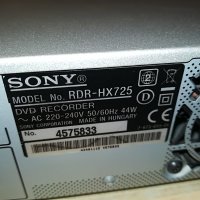 sony rdr-hx725 hdd/dvd recorder, снимка 17 - Плейъри, домашно кино, прожектори - 29121644