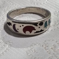 Винтидж сребърен пръстен , снимка 1 - Пръстени - 44500747