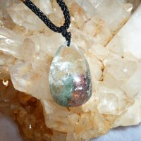 Висулка планински кристал фантом №433, снимка 1 - Колиета, медальони, синджири - 42768912