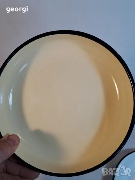 Стара емайлирана тавичка    16/3, снимка 1