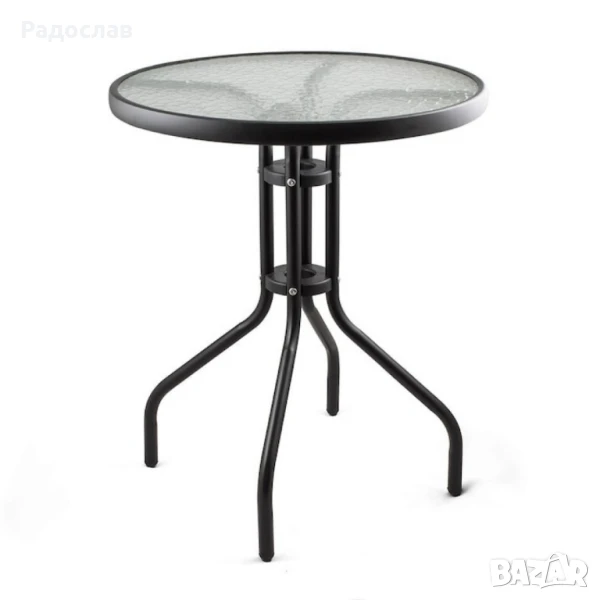 Maca Muhler 60xH74cm, стъклен плот., снимка 1