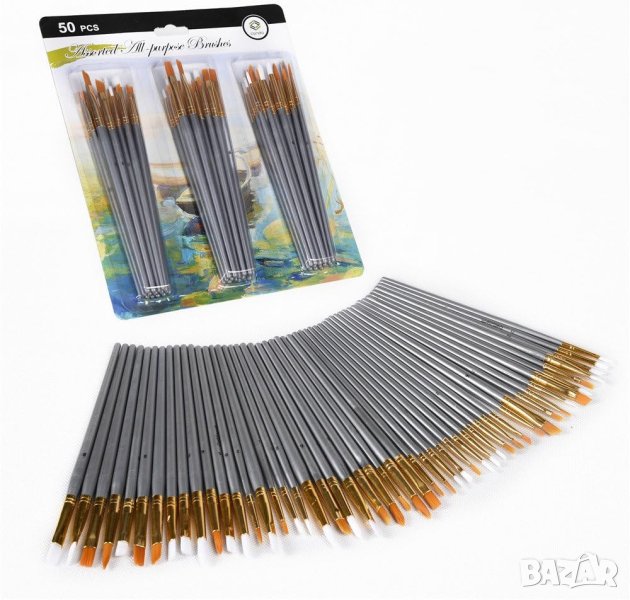 Комплект четки за рисуване 50 броя A104137, снимка 1