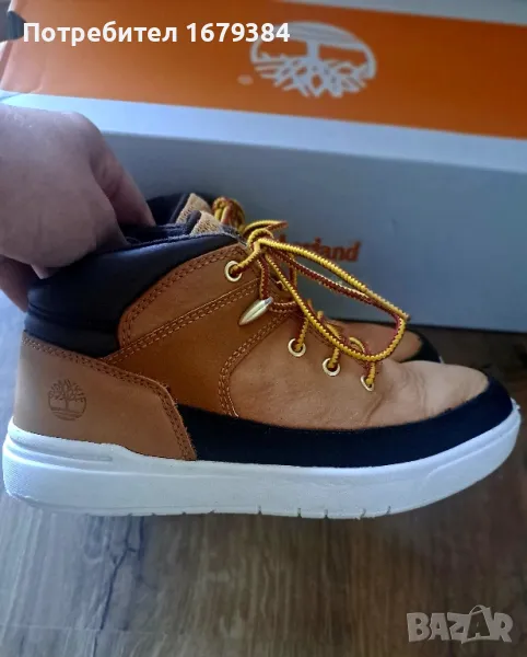 Зимни кожени боти Timberland, снимка 1
