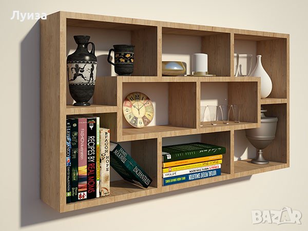 Голяма стенна етажерка, снимка 1
