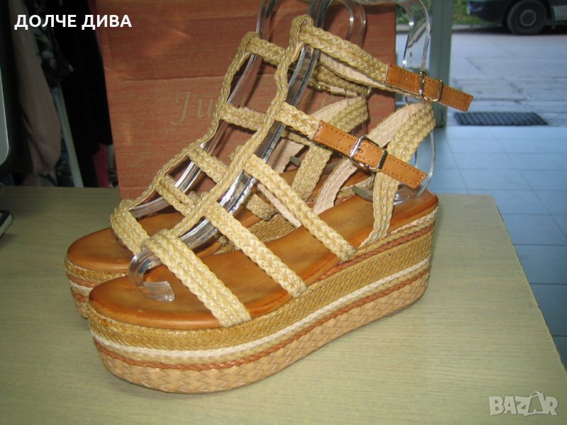 НАМАЛЕНИЕ-Дамски сандали м.161 бежави, снимка 1