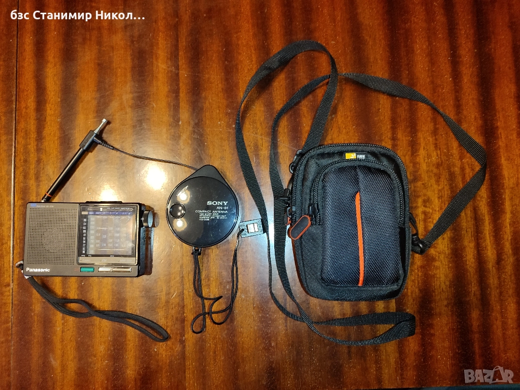 Използвано радио Panasonic RF-B10 FM/SW/MW World Radio и аксесоари за радио Sony ICF и ICF-SW., снимка 1