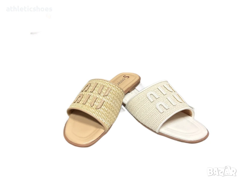 Дамски чехли на равна подметка , снимка 1