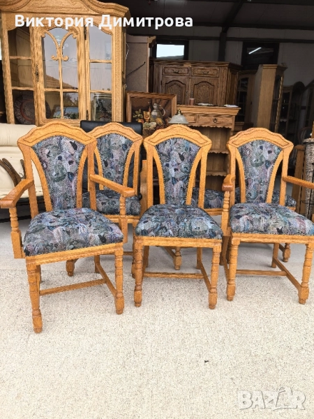 Комплект от 6 трапезни стола , снимка 1