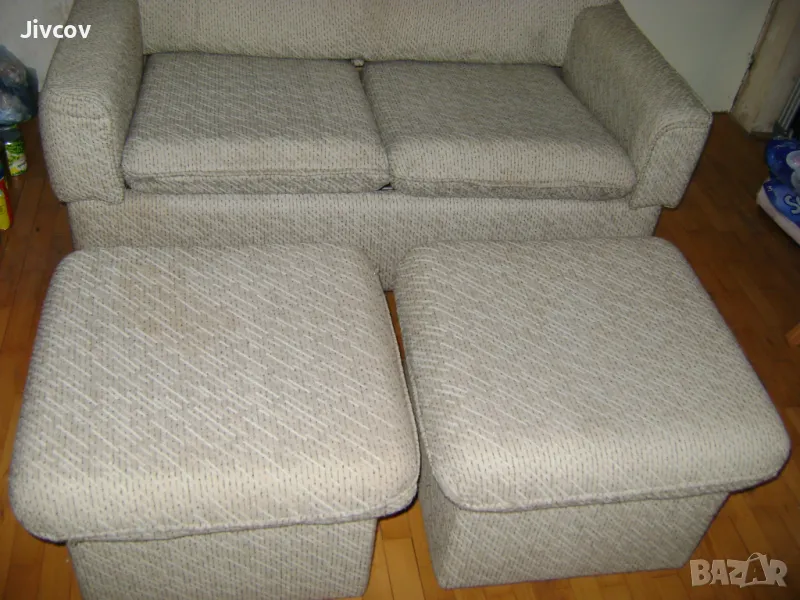 Разтегателен диван - двойка, снимка 1