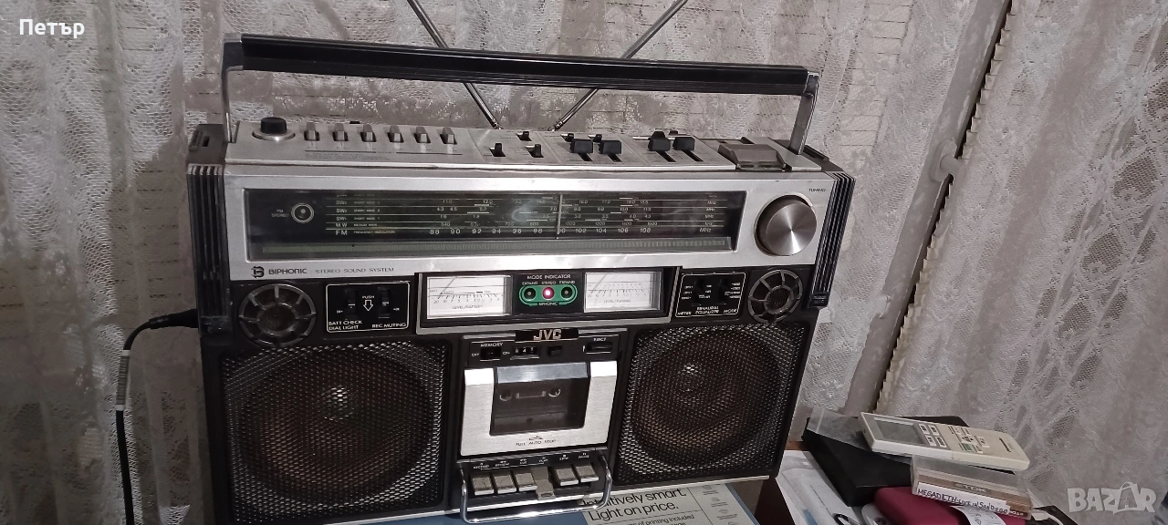 Радиокасетофон JVC RC 838 Biphonic, снимка 1