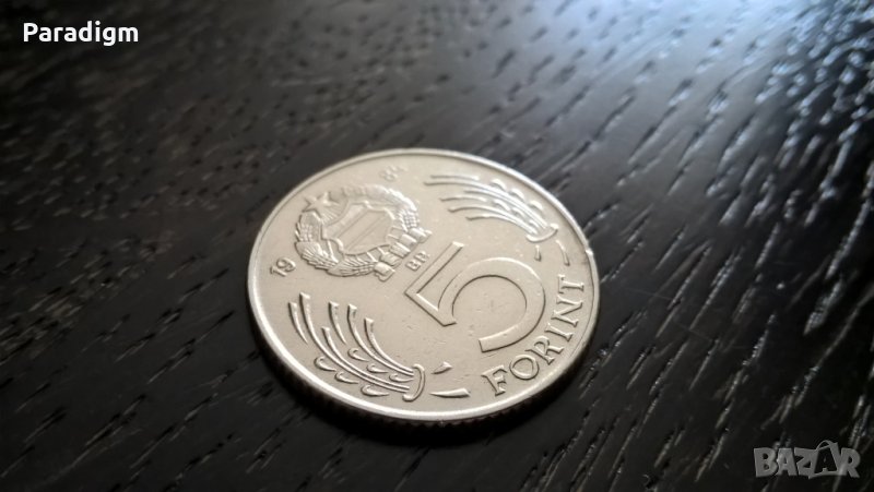 Монета - Унгария - 5 форинта | 1984г., снимка 1