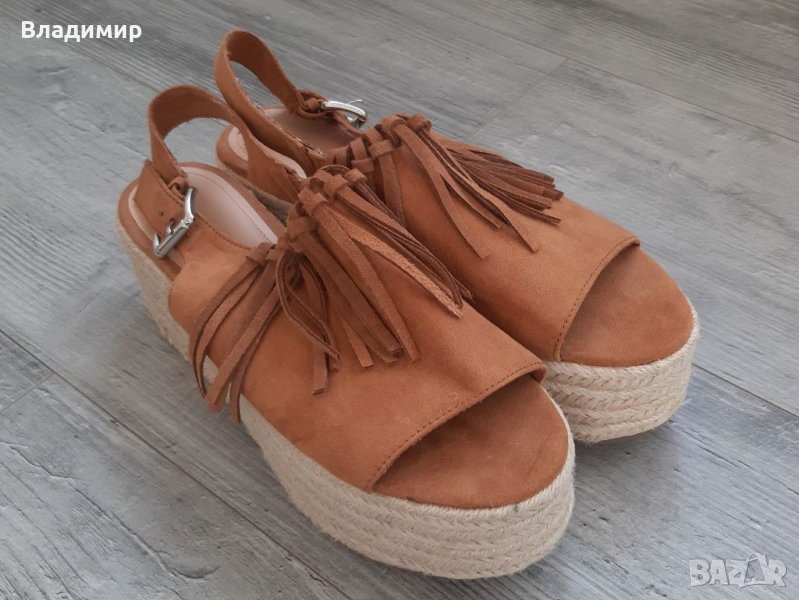 Pull & Bear Platform Sandals, снимка 1