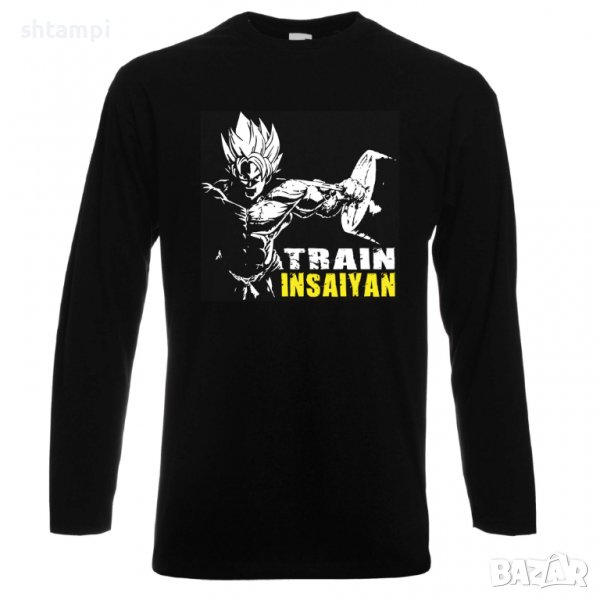 Мъжка тениска Train In Saiyan 2 Dragon Ball фитнес ,тренировки, спорт,, снимка 1