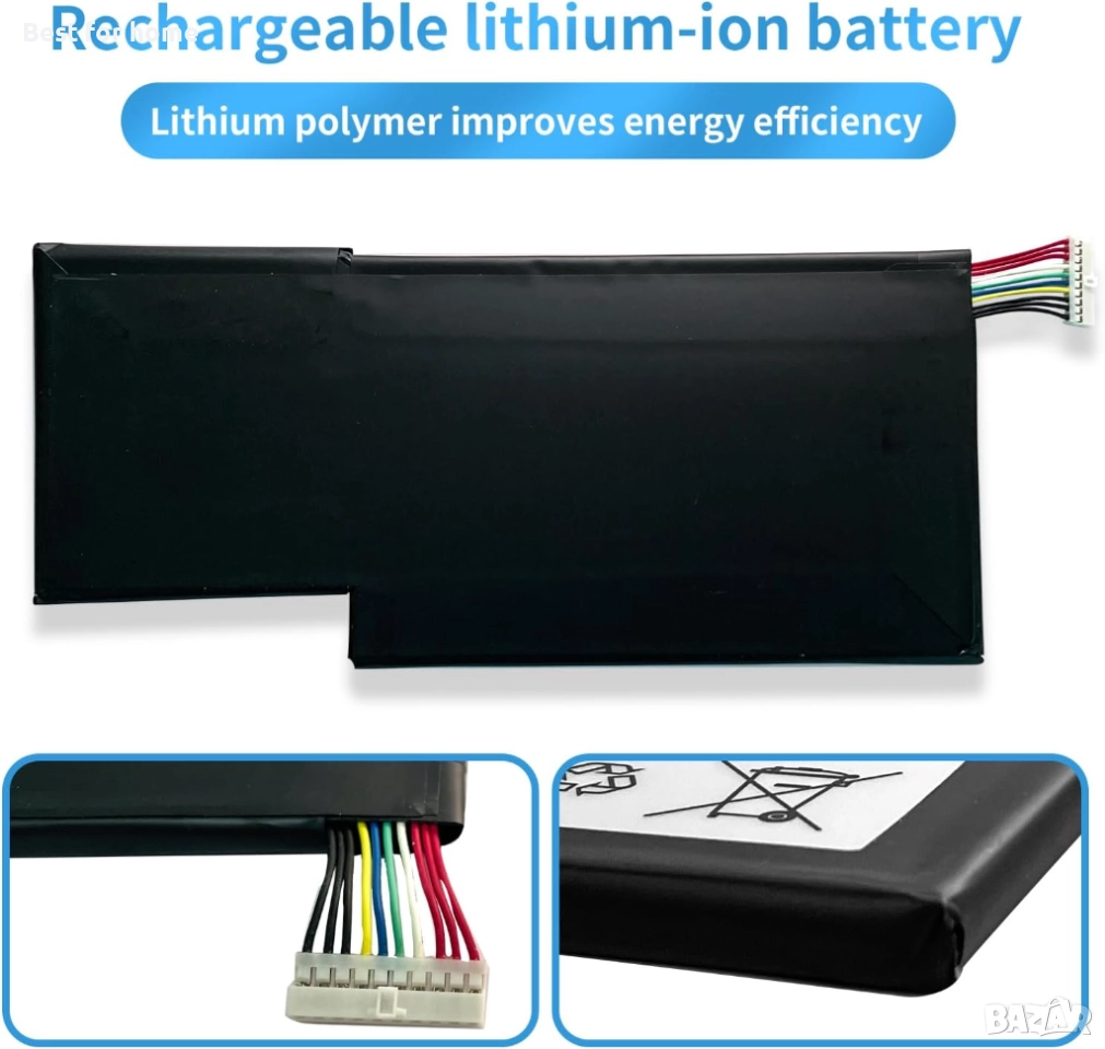 Батерия за лаптоп BTY-M6K, съвместима с MSI GS63VR GS73, снимка 1