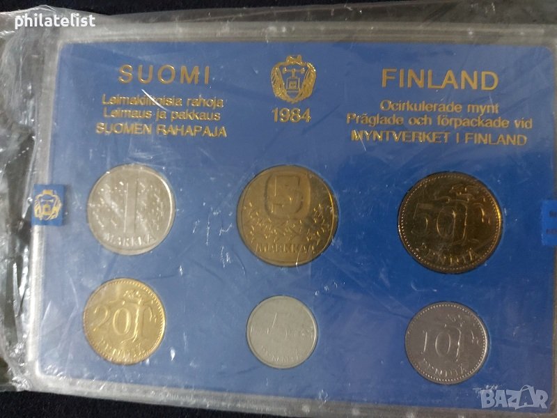Финландия 1984 - Комплектен сет от 6 монети, снимка 1