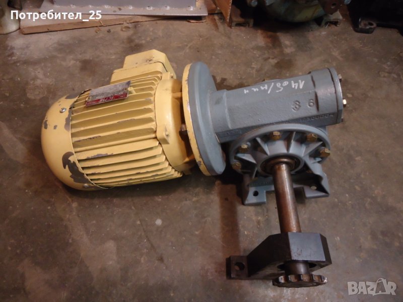 Мотор- редуктор 0,55KW   14 об/мин., снимка 1