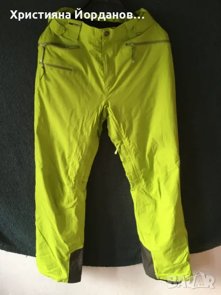 Ски панталон Salomon Gore-Tex неон M, снимка 1