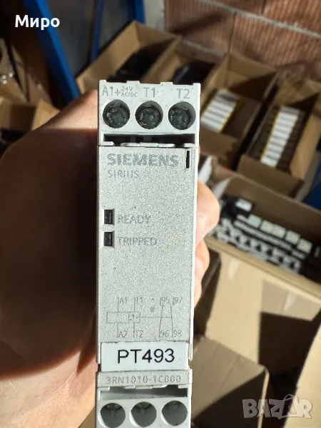 Термо реле за защита на двигатели Siemens - 3RN1010-1CB00, снимка 1