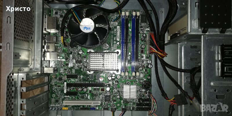 Дъно INTEL DQ45CB s775 + процесор Intel® Core™2 Duo E8400 + охлаждане , снимка 1