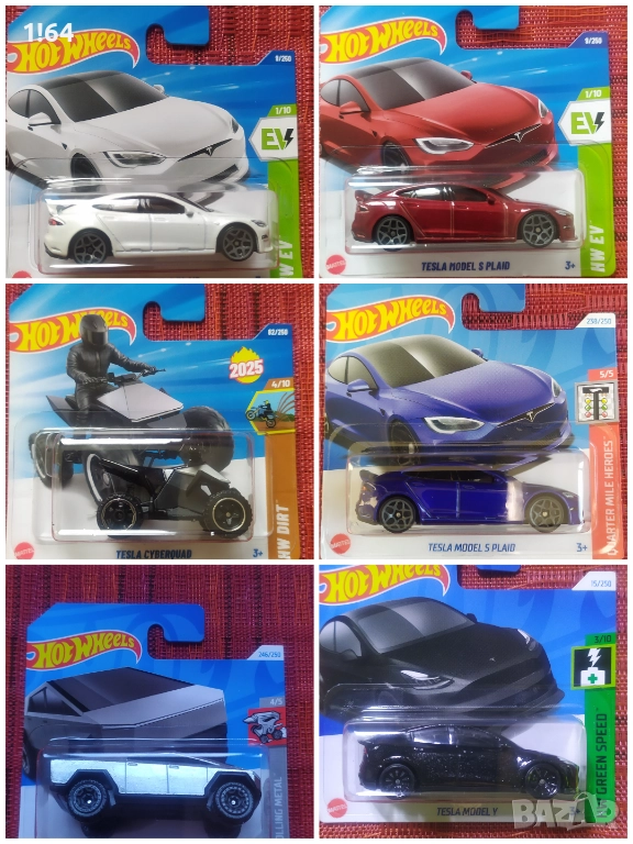 Hot Wheels / Matchbox Tesla, снимка 1