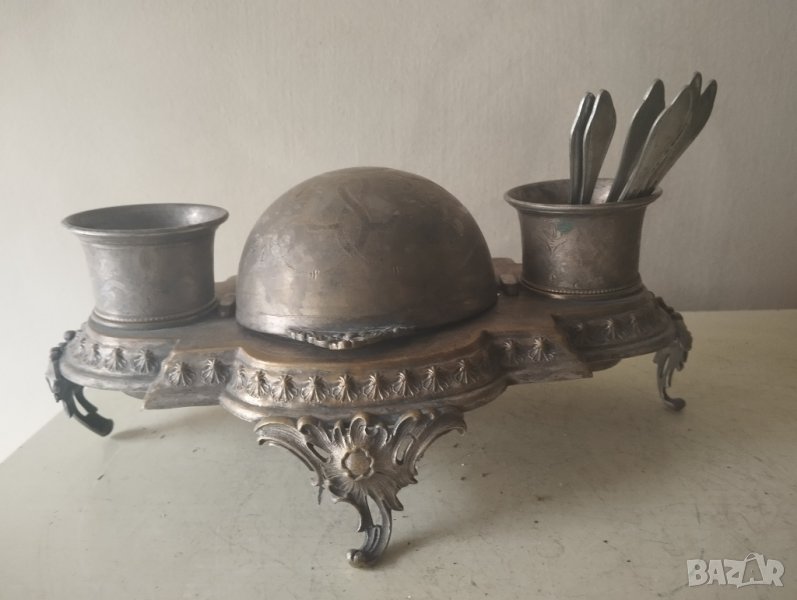 Съд за хайвер ,сладко арт деко, снимка 1