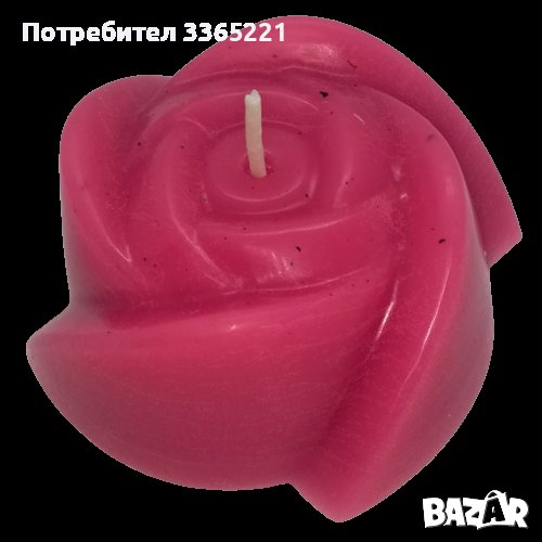 свещ роза, снимка 1