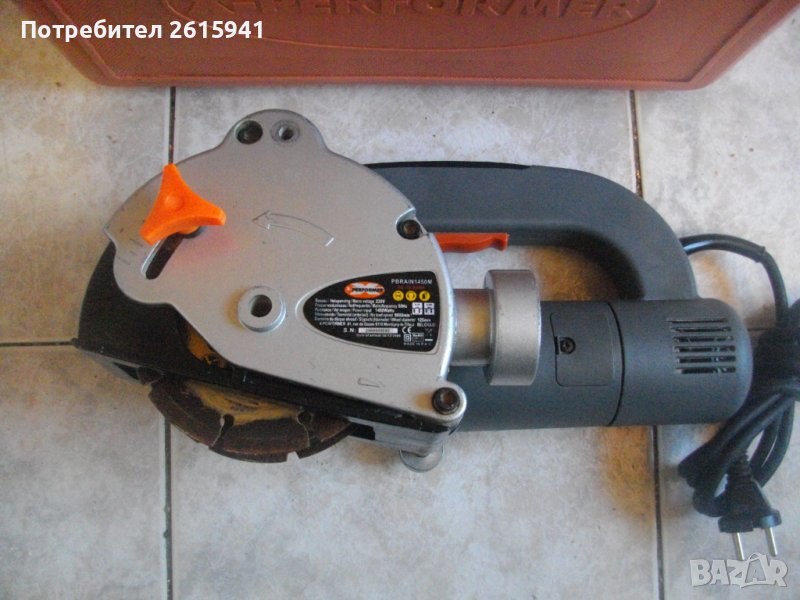 1450 Вата-ф125мм-Каналокопка/Фреза Копаене Канали В Стени/Тавани/Подове-ОТЛИЧНА-PERFORMER, снимка 1