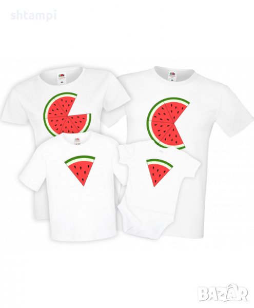 Семеени Тениски Диня Пица Watermelon,Плод,Подарък,Изненада,Празник,, снимка 1